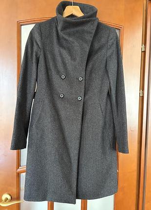Елегантне вовняне пальто benetton s💚🖤