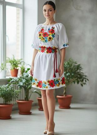 Вишита сукня "зелма" pt-0016