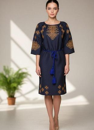 Вишита сукня"марени" pu-0002