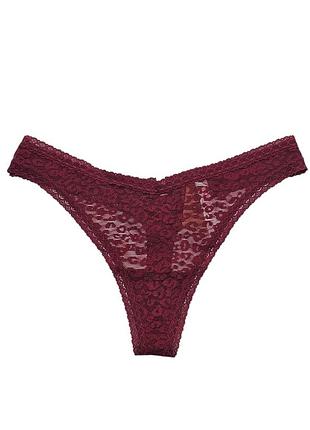 Трусики victoria's secret wear everywhere lace thong underwear 26383229/997325
