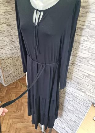 Ярусна віскозна сукня m&s 3
