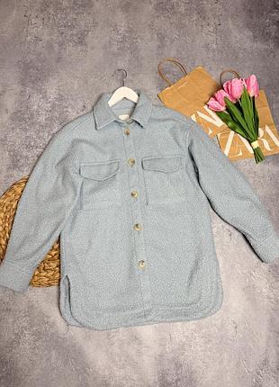 Тепла сорочка h&m блакитна