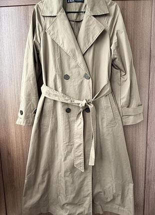 Жіночий тренч zara бежевий 2