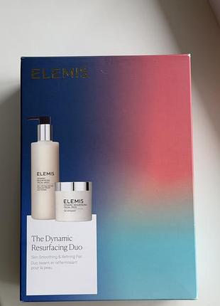 Жіночий подарунковий набір elemis the dynamic resurfacing duo skin smoothing & refining