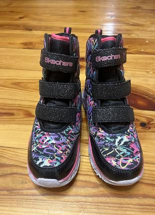 Черевики для дівчаток skechers різнокольорові