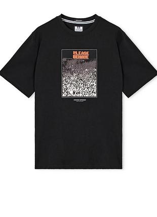 Футболка чоловіча weekend offender behave t-shirt black | оригінал