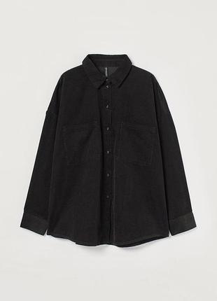 H&m рубашка вельвет.