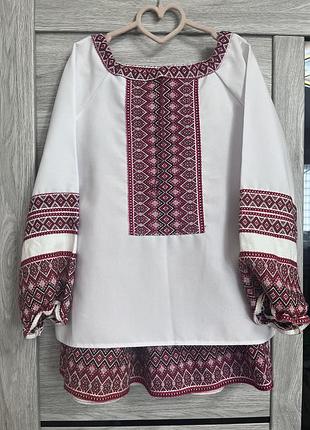 Комплект костюм вишиванка: сорочка, спідниця, пояс