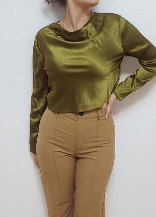 Сатинова блуза zara