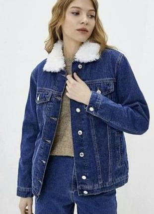 Куртка джинсова жіноча тепла denim co.