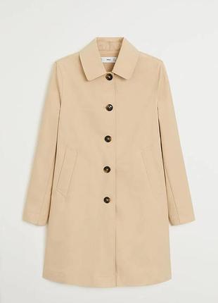 Плащ тренг mango carey buttons trench 6