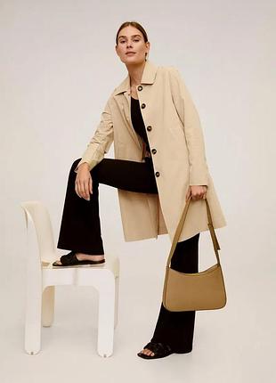Плащ тренг mango carey buttons trench 3