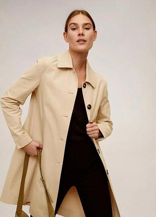 Плащ тренг mango carey buttons trench 5
