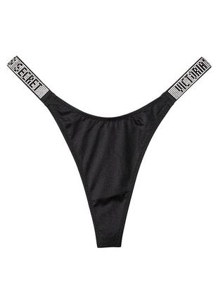 Трусики victoria's secret shine strap thong panty 26027885/404261