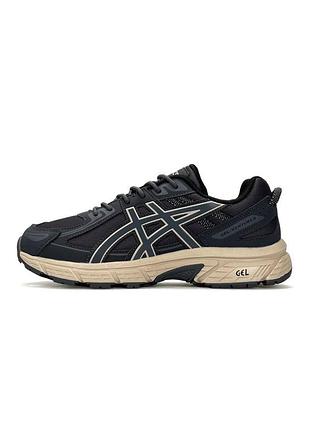 Кроссовки мужские asics gel-venture 6 dark grey beige