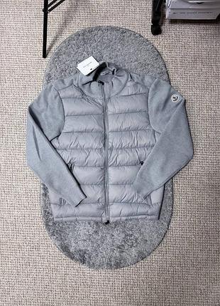 Кардиган чоловічий moncler сірий/чорний