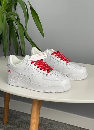 Nike air force 1 low supreme white