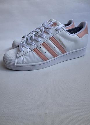 Шкіряні. кросівки adidas superstar