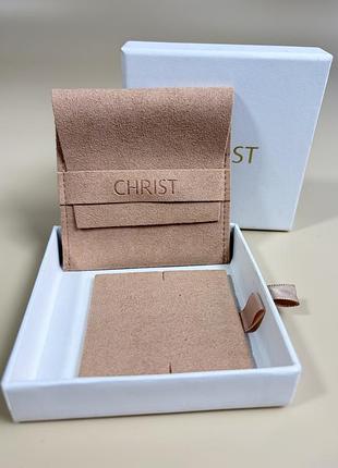 Фірмова ювелірна коробочка з чохлом christ (оригінал)