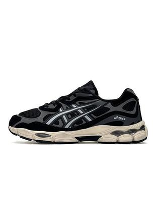 Кроссовки мужские asics gel-nyc black grey beige