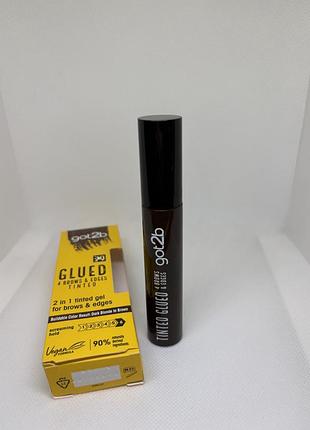 Оригинальный got2b glued 4 brows &amp; edges tinted гель-тент для бровей