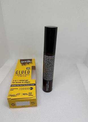 Оригінал got2b glued 4 brows & edges tinted гель-тінт для брів 2