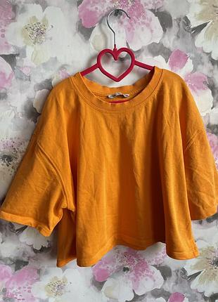 Футболка zara р.s котон