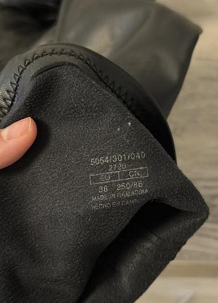 Ботфорти жіночі zara чорні 5