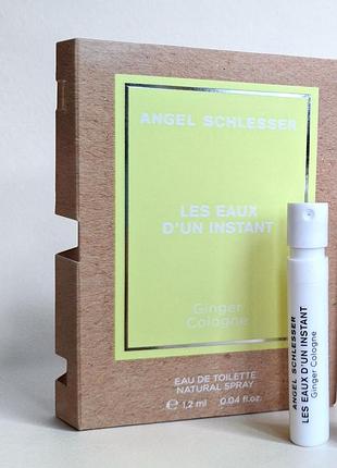 Angel schlesser les eaux d'un instant exotic lychee и ginger cologne набор пробников туалетная вода 2х1.2 мл 2