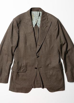 Bongenie grieder wool blazer jacket brown [bmh017433]