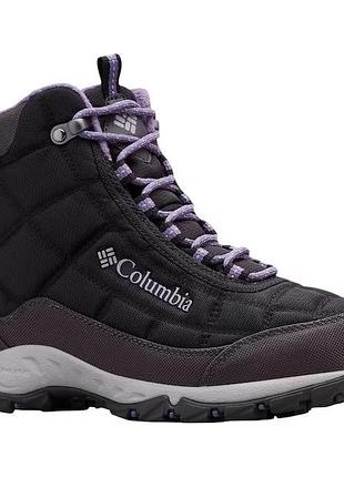 Черевики жіночі columbia firecamp - black/plum purple