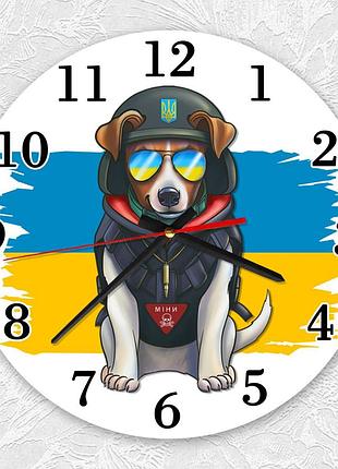 Годинник настінний пес патрон (принт 4)