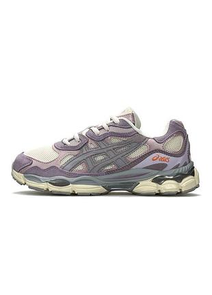 Кроссовки женские asics gel-nyc lavander beige