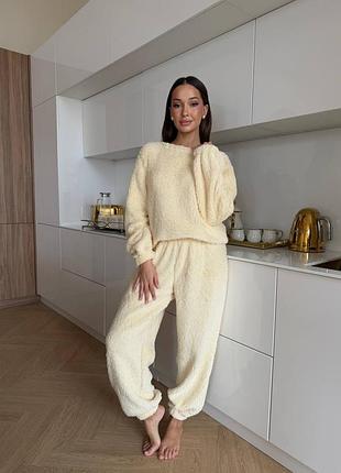Теплесенькі махрові піжамки 🎀🧸 7