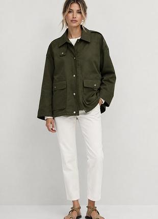 Куртка жіноча  оверсайз  massimo dutti