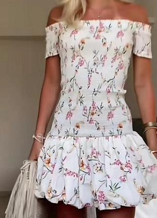 Милое летнее платье баллон h&amp;m 2