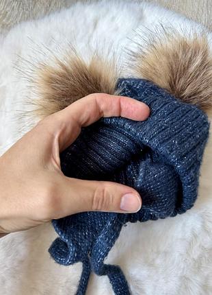 Шапка name it ombre blue осінь-зима, 2-6 міс 2