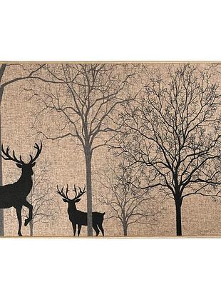 Коврик для ванной комнаты nature r35838-m 48×78 см антискользящий бежевый