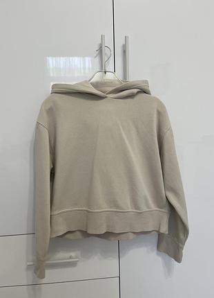 Худі світло бежевий zara розмір s ідеальний стан