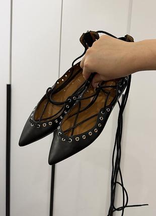 Жіночі босоніжки zara чорні, розмір 36