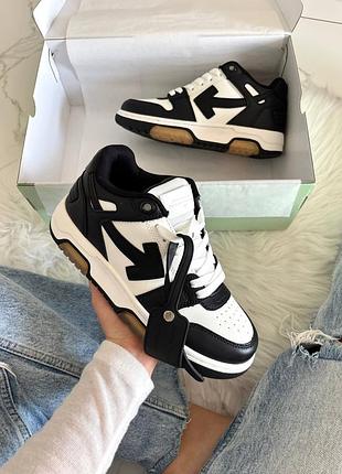 Кросівки off white out of office black white v2 арт 16032