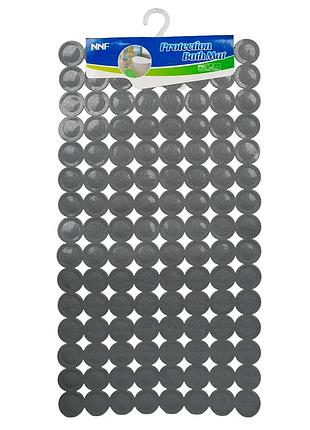 Килимок для ванної stenson ww00588 bubble 38×68 см протиковзкий grey