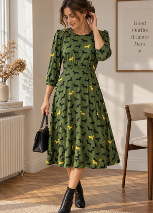 Сукня hobbs london з таксами 🌿 uk 12 / eu 38–40 | нова з біркою