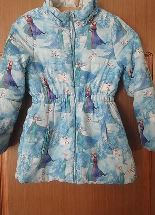 Куртка демисезон frozen 128