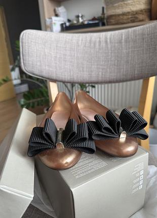 Балетки жіночі melissa золотисті