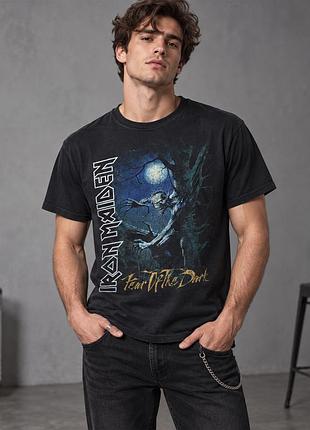 Мужская футболка мерч gildan softstyle l iron maiden 2010 год