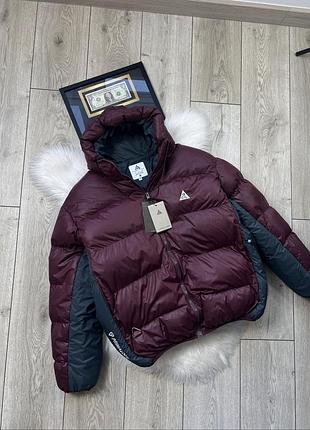 Куртка зимова чоловіча жіноча nike acg , бордова , червона , новинка