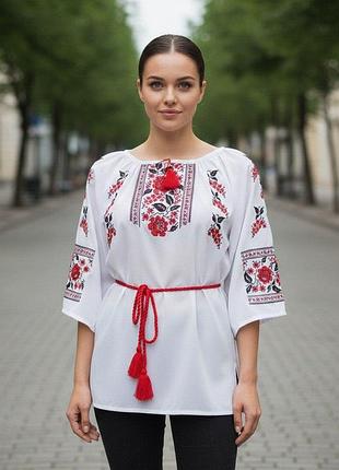 Вишиванка жіноча "пейгон" bu-0006