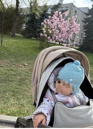 Шапка для немовлят lenne блакитна, розмір 42, осінь-зима