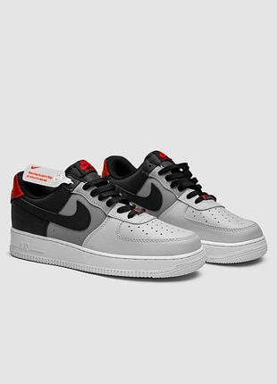 Кросівки чоловічі nike air force 1 low 'black smoke grey'